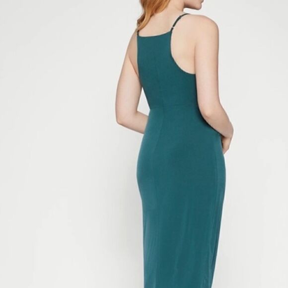 BCBGeneration Twisted Surplice Sheath Dress Bright Elm Size XS Tall - Picture 3 of 14